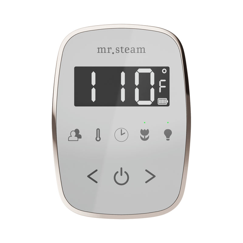 ButlerTouch Steam Shower Control Package with TempoTouch Control and Steamhead in Polished Gold — Polished Gold