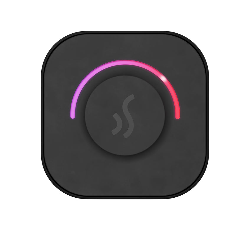 TempoTouch Steam Shower Control and Steamhead in Matte Black — Matte Black
