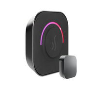 TempoTouch Steam Shower Control and Steamhead in Satin Steel — Satin Steel