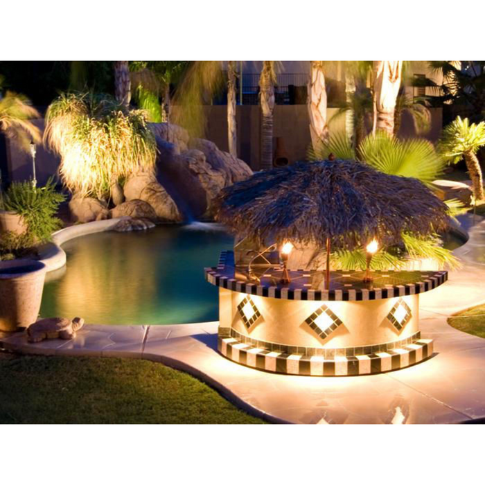 Tahiti Outdoor Kitchen with 10 foot Palapa and Built In BBQ Grill