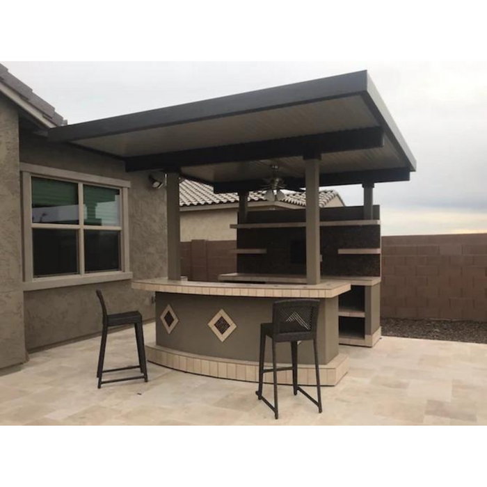 Key Largo Outdoor Kitchen With Built In BBQ Grill With 12 x 14 Patio Cover