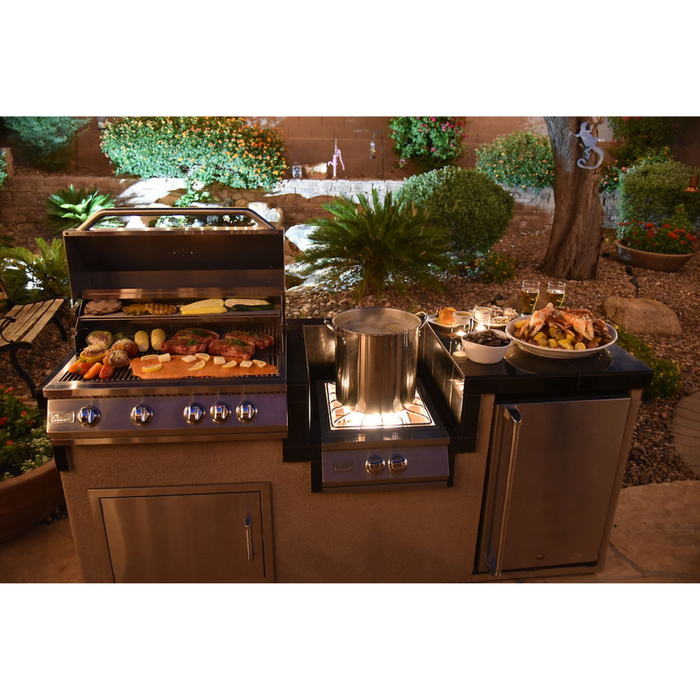 Power Burner 4 Burner 32 inch Built-In Barbeque Grill Island Kitchen Package