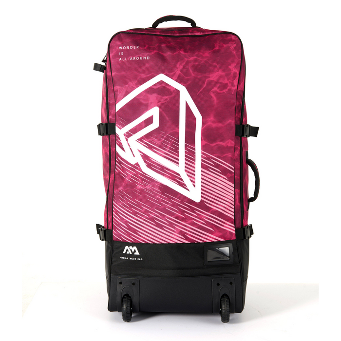 Premium Luggage Bag with Rolling Wheel (Raspberry) - 90L