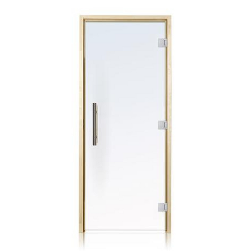 Prosaunas 36x81 Clear ADA Glass Sauna Door with Aspen Frame