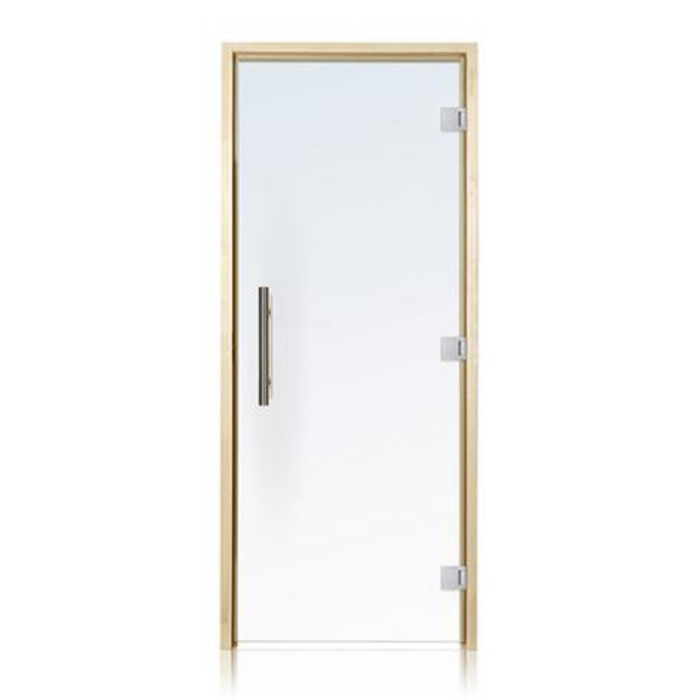 Prosaunas 36x81 Clear ADA Glass Sauna Door with Aspen Frame