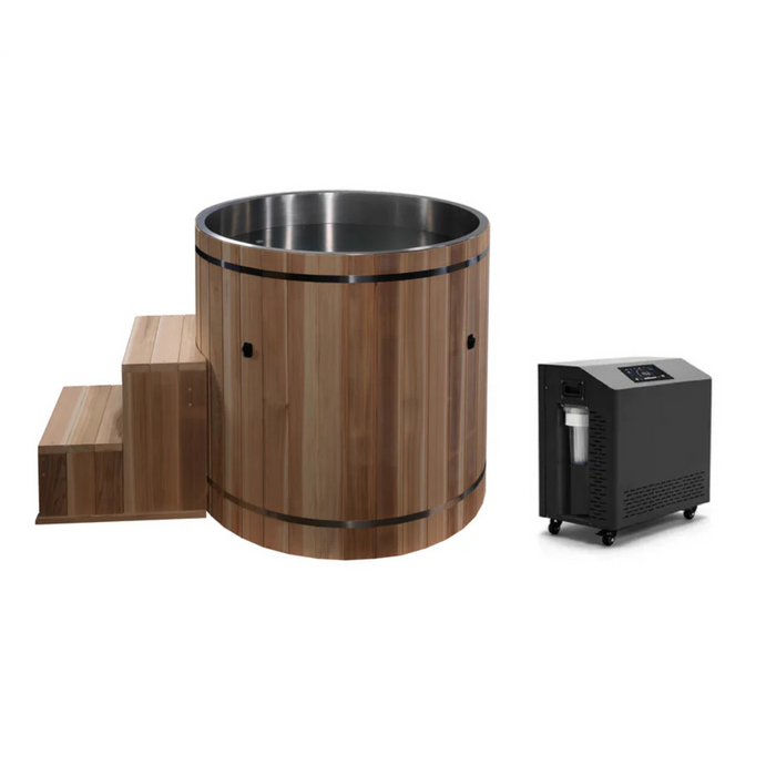 Dynamic Cold Therapy Barrel 316 Stainless Steel Cold Plunge Tub