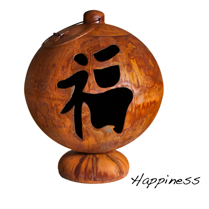 Ohio Flame Fire Globe "Peace, Happiness, Tranquility"