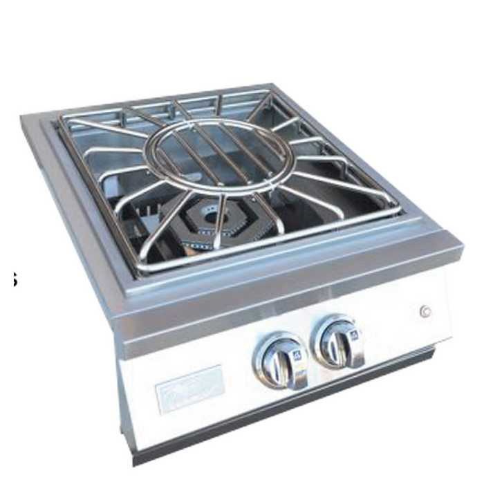 Professional Built-in Power Burner with Led Lights and Removable Grate for Wok