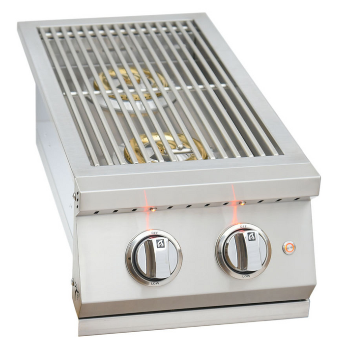 KoKoMo Grills Professional Double Side Burner with removable cover