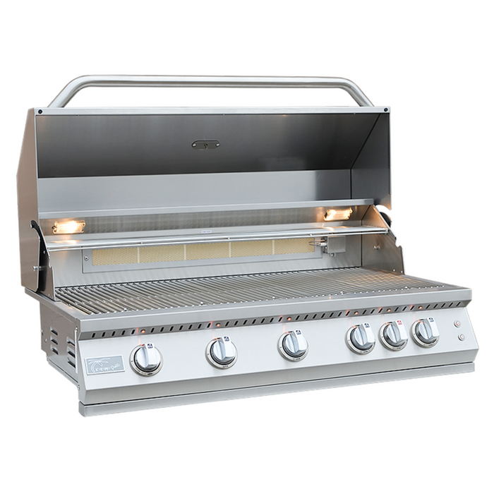 Kokomo 40” Professional Built in Gas Grill (5 Burner/Back Burner)