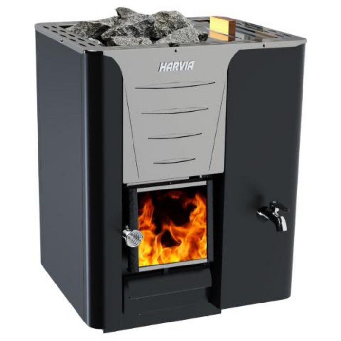 Harvia ProWood 24.1kW Sauna Stove with Water Tank