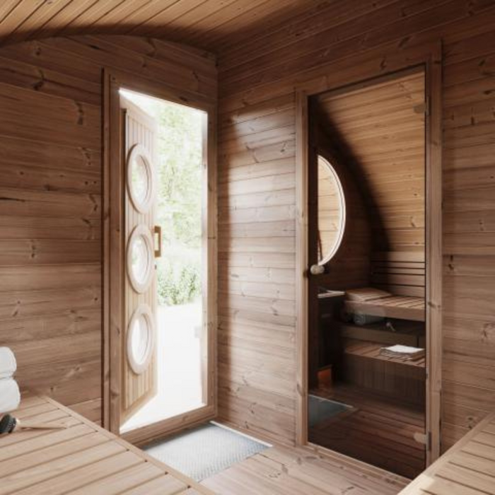 SaunaLife G11 Outdoor Sauna Kit: Luxurious Wellness Suite