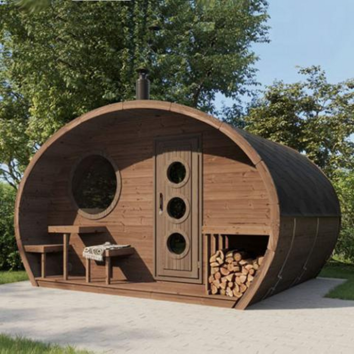 SaunaLife G11 Outdoor Sauna Kit: Luxurious Wellness Suite