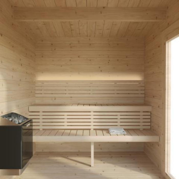 SaunaLife G4 Outdoor Sauna Kit: Scandinavian Luxury