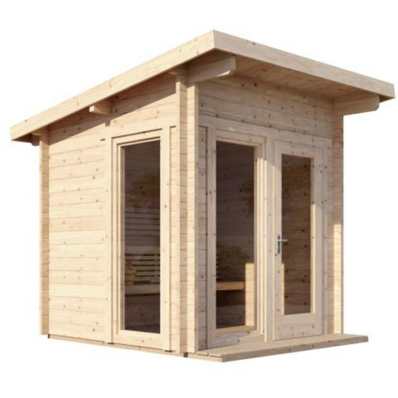 SaunaLife G4 Outdoor Sauna Kit: Scandinavian Luxury