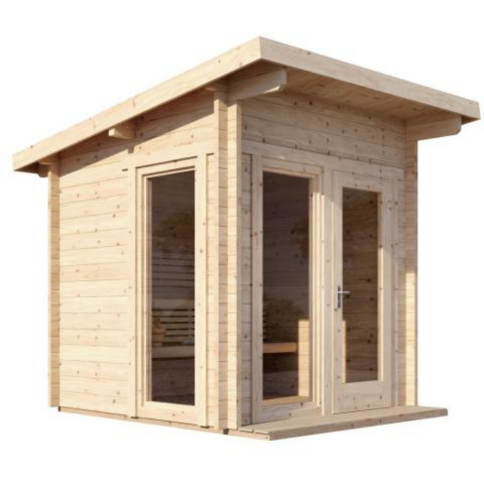 SaunaLife G4 Outdoor Sauna Kit: Scandinavian Luxury