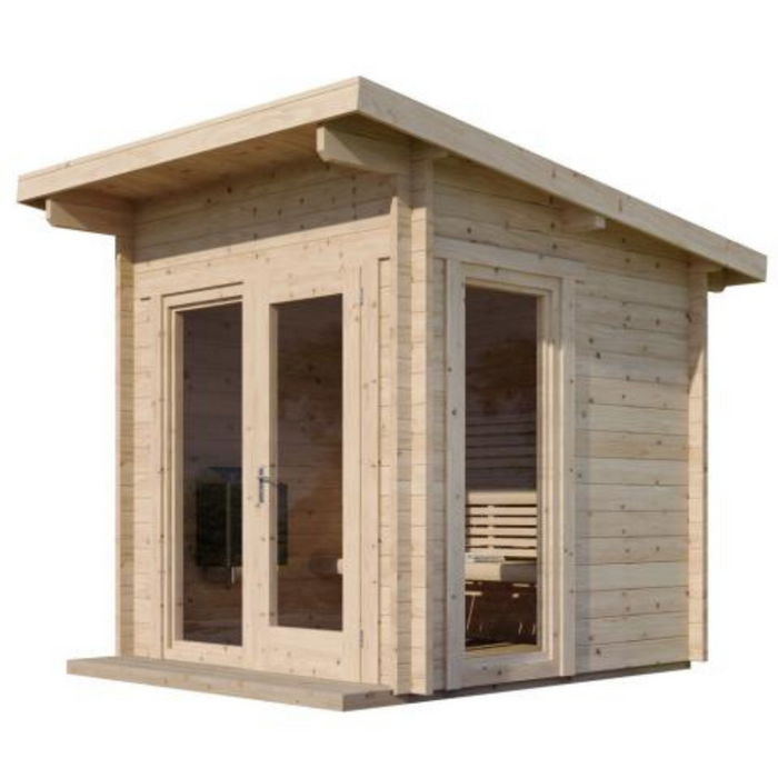 SaunaLife G4 Outdoor Sauna Kit: Scandinavian Luxury