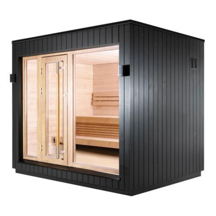 SaunaLife G7S Pre-Assembled Outdoor Sauna: Elevate with Music