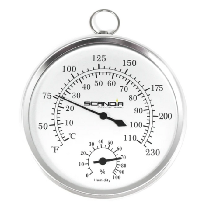 "5″ Diameter Thermometer and Hygrometer Combo