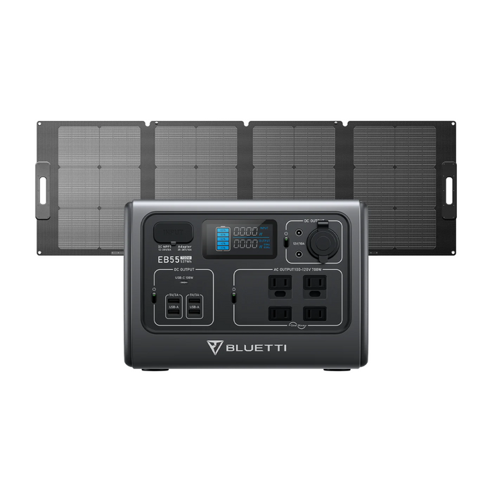 BLUETTI EB55 Portable Power Station | 700W 537Wh