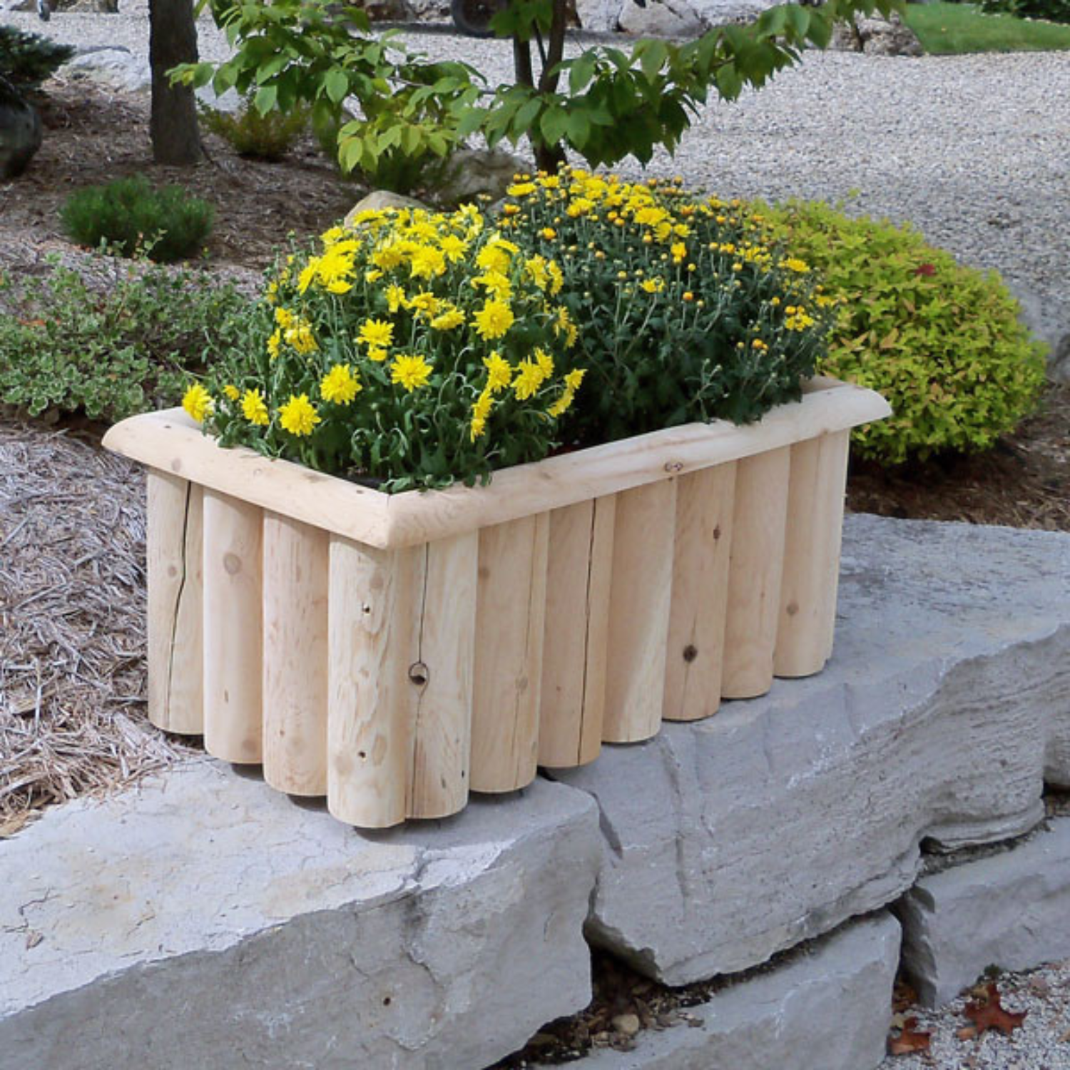 Dundalk Leisure Craft Log Planter - Thumbnail 2