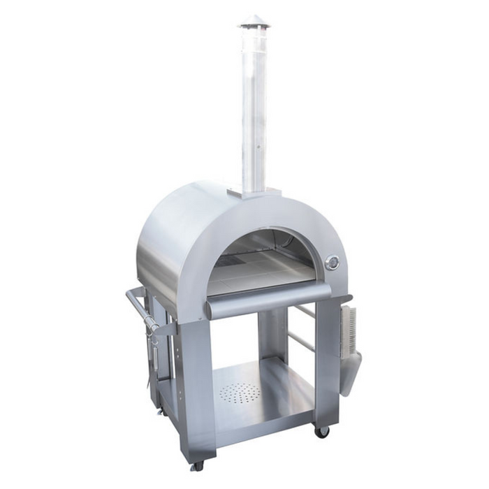 Built-In Kokomo 32” Wood Fired Stainless Steel Pizza Oven