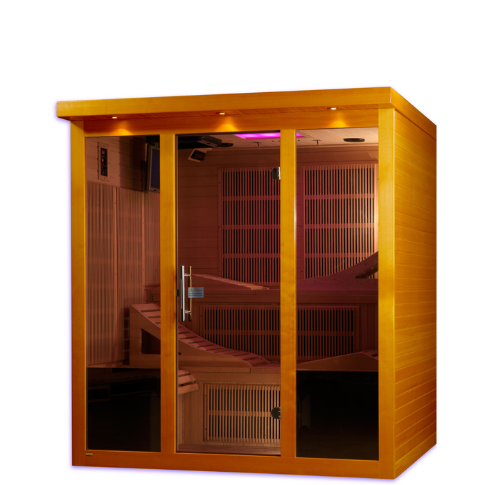 Golden Designs "6-Person Ultra Low EMF Infrared Sauna - Dynamic Monaco"