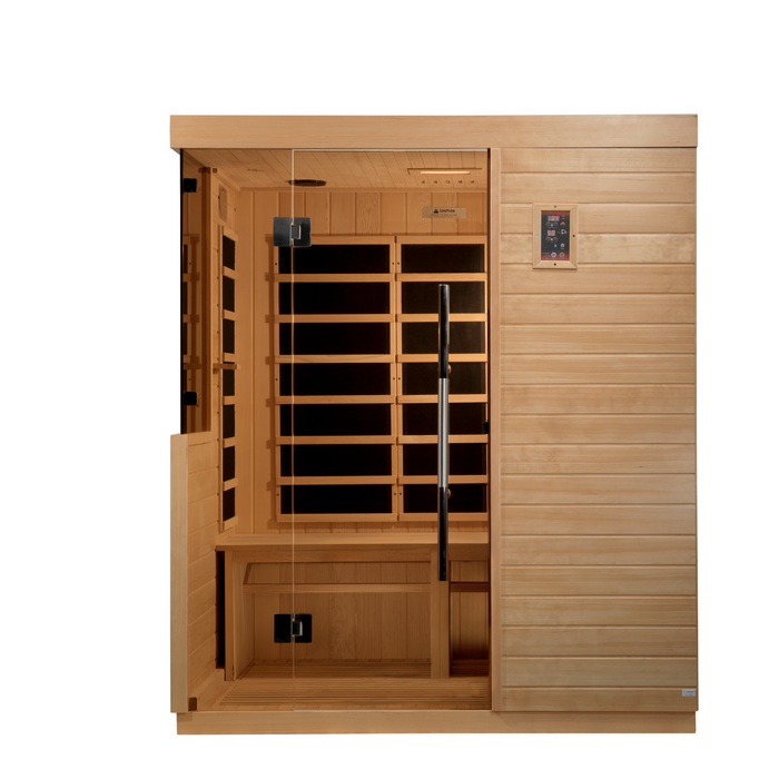 Golden Designs "3-Person Ultra Low EMF Infrared Sauna - Dynamic Bilbao"