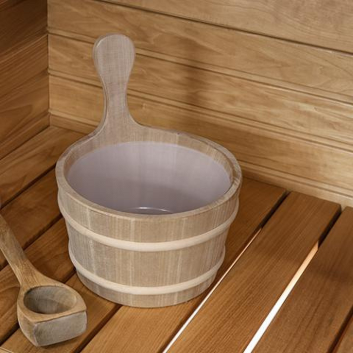 Prosaunas Wood Sauna Bucket - 4-Liter