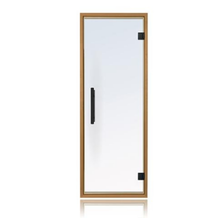 Prosaunas 24x73 Clear Glass Sauna Door with Thermo-Aspen Frame