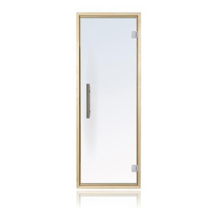 Prosaunas 24x73 Clear Glass Sauna Door with Aspen Frame