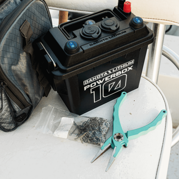 Dakota Lithium Powerbox 10 – Portable 12V 10Ah Power Station for Camping, Fishing, and Off-Grid Adventures