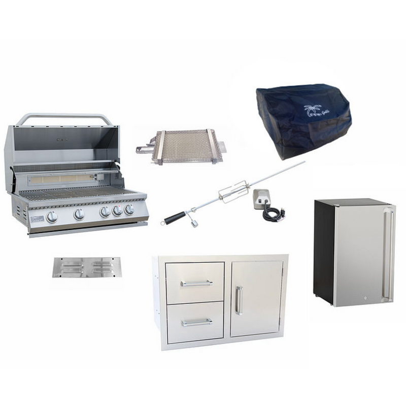 7 PIECE OUTDOOR KITCHEN PACKAGE DEAL
