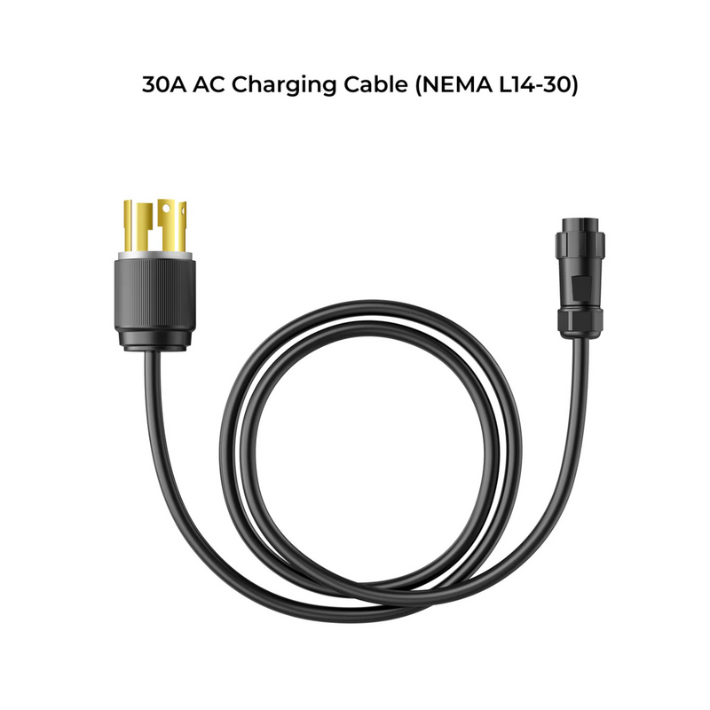 30A AC Charging Cable (NEMA L14-30 & TT-30) for AC300, EP500Pro, and AC500
