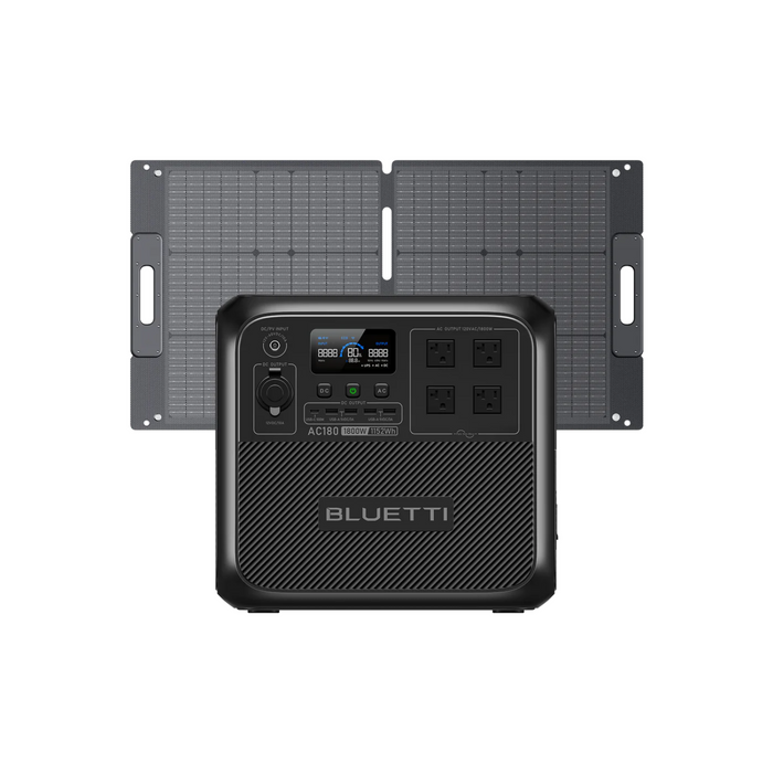 BLUETTI AC180 Solar Generator | 1,800W 1,152Wh