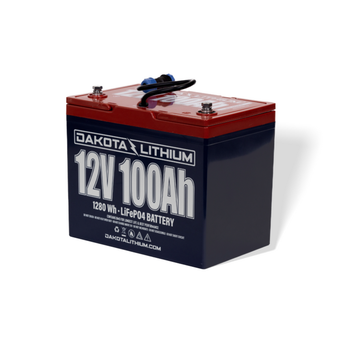 Dakota Lithium 12V 100Ah Deep Cycle LiFePO4 Battery with CAN Bus