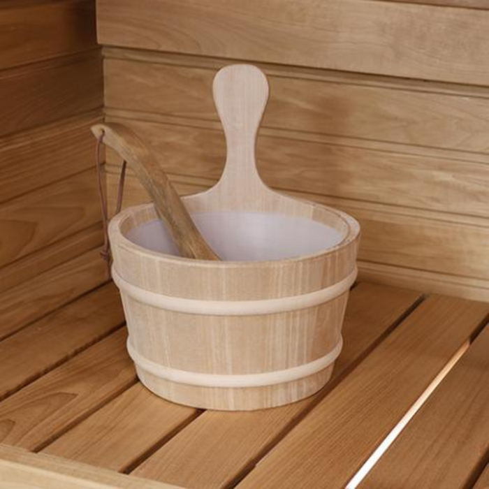 Prosaunas Wood Sauna Bucket - 4-Liter