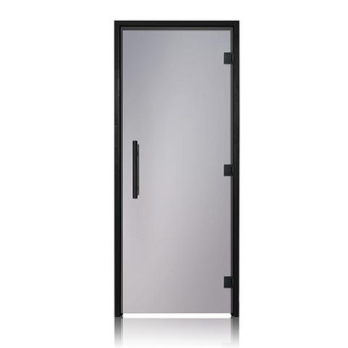 Prosaunas 36x81 Tinted ADA Glass Sauna Door with Black Alder Frame