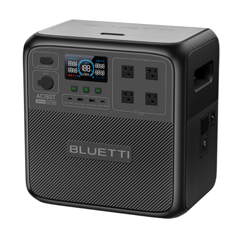 BLUETTI AC180T Portable Power Station | 1,800W,1433Wh