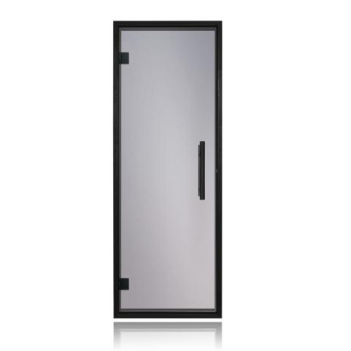 Elegant Prosaunas 24x73 Tinted Glass Sauna Door with Black Alder Frame