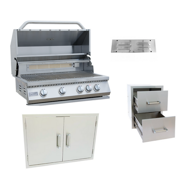 4 PIECE OUTDOOR KITCHEN PACKAGE DEAL