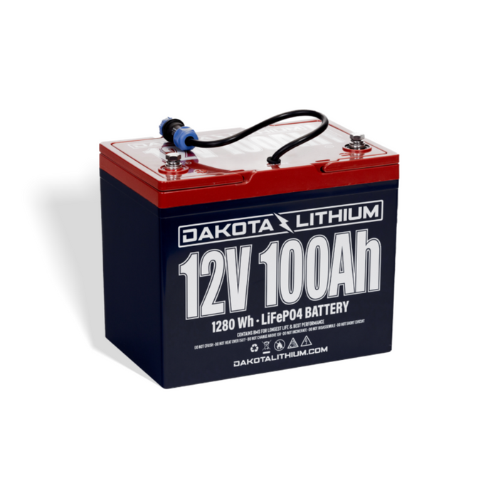 Dakota Lithium 12V 100Ah Deep Cycle LiFePO4 Battery with CAN Bus