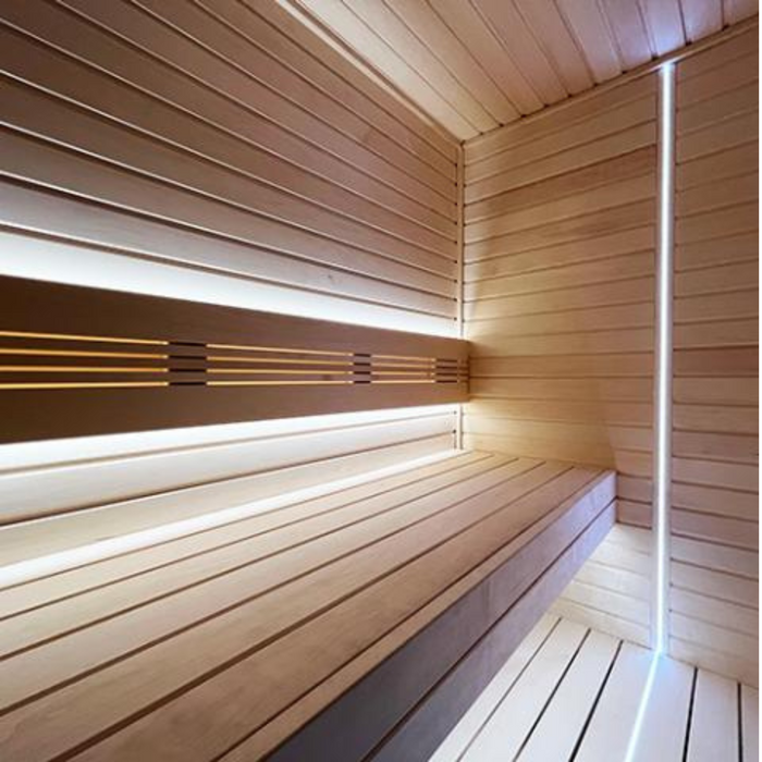 Universal Sauna LED Light Kit – 16-Ft Flexible Waterproof LED Strip