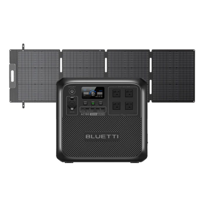 BLUETTI AC180 Solar Generator | 1,800W 1,152Wh