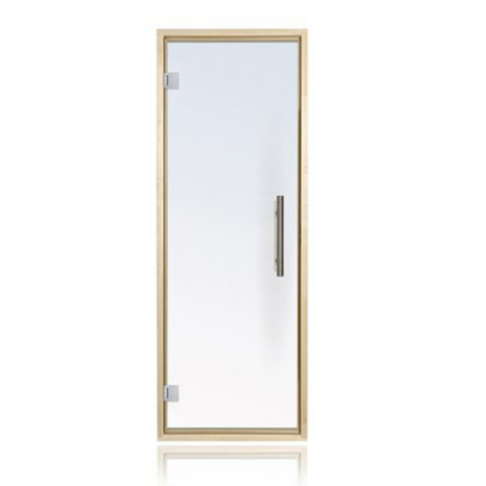 Prosaunas 24x73 Clear Glass Sauna Door with Aspen Frame