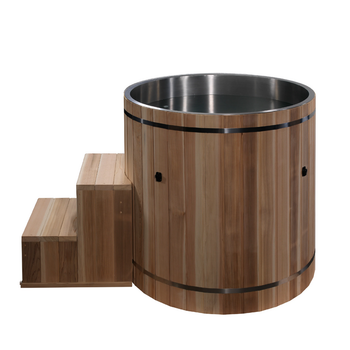 Dynamic Cold Therapy Barrel 304 Stainless Steel Cold Plunge Tub