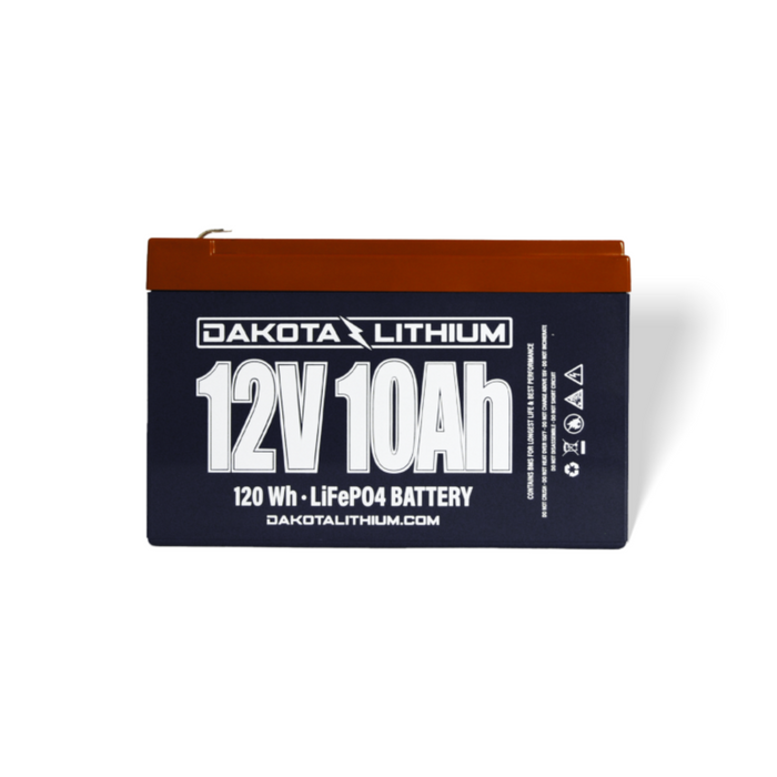 Dakota Lithium 12V 10Ah LiFePO4 Battery – Lightweight, Long-Lasting SLA Replacement