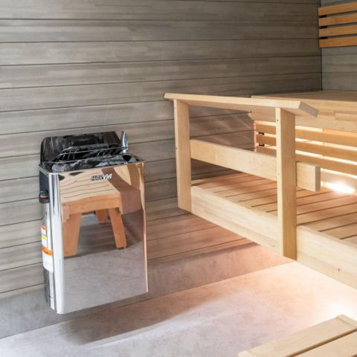 8kW Harvia Stainless Sauna Heater - The Wall Series