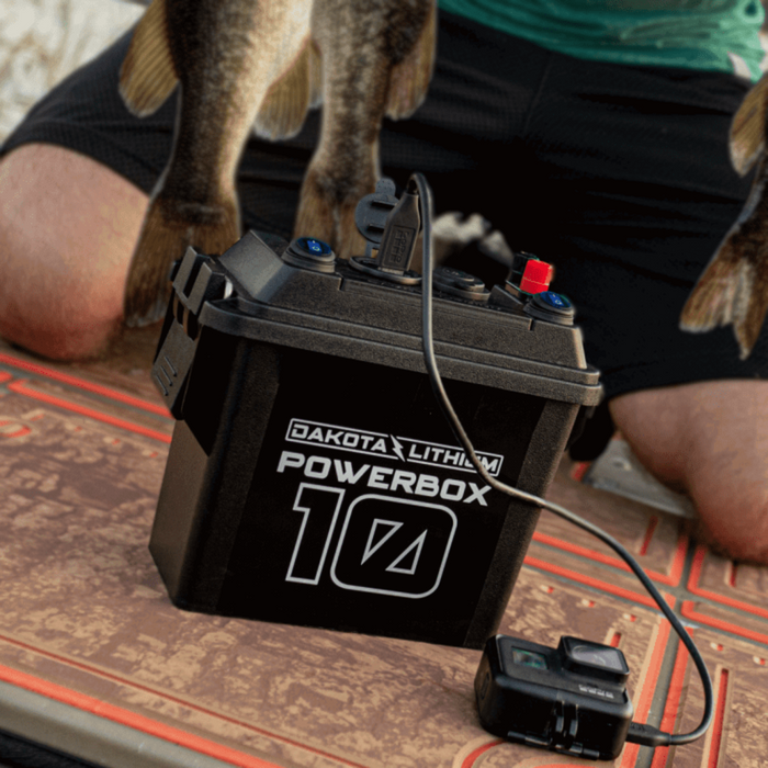 Dakota Lithium Powerbox 10 – Portable 12V 10Ah Power Station for Camping, Fishing, and Off-Grid Adventures