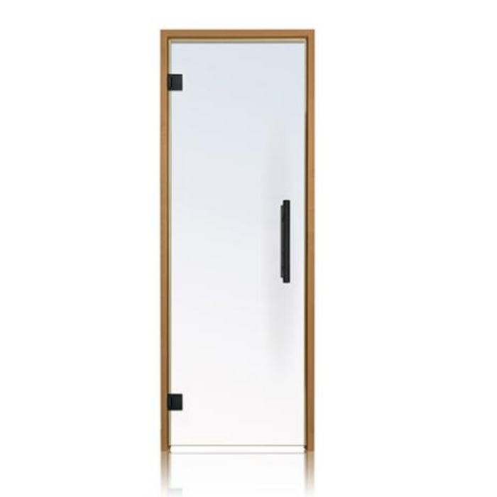 Prosaunas 24x81 Clear Glass Sauna Door with Thermo-Aspen Frame